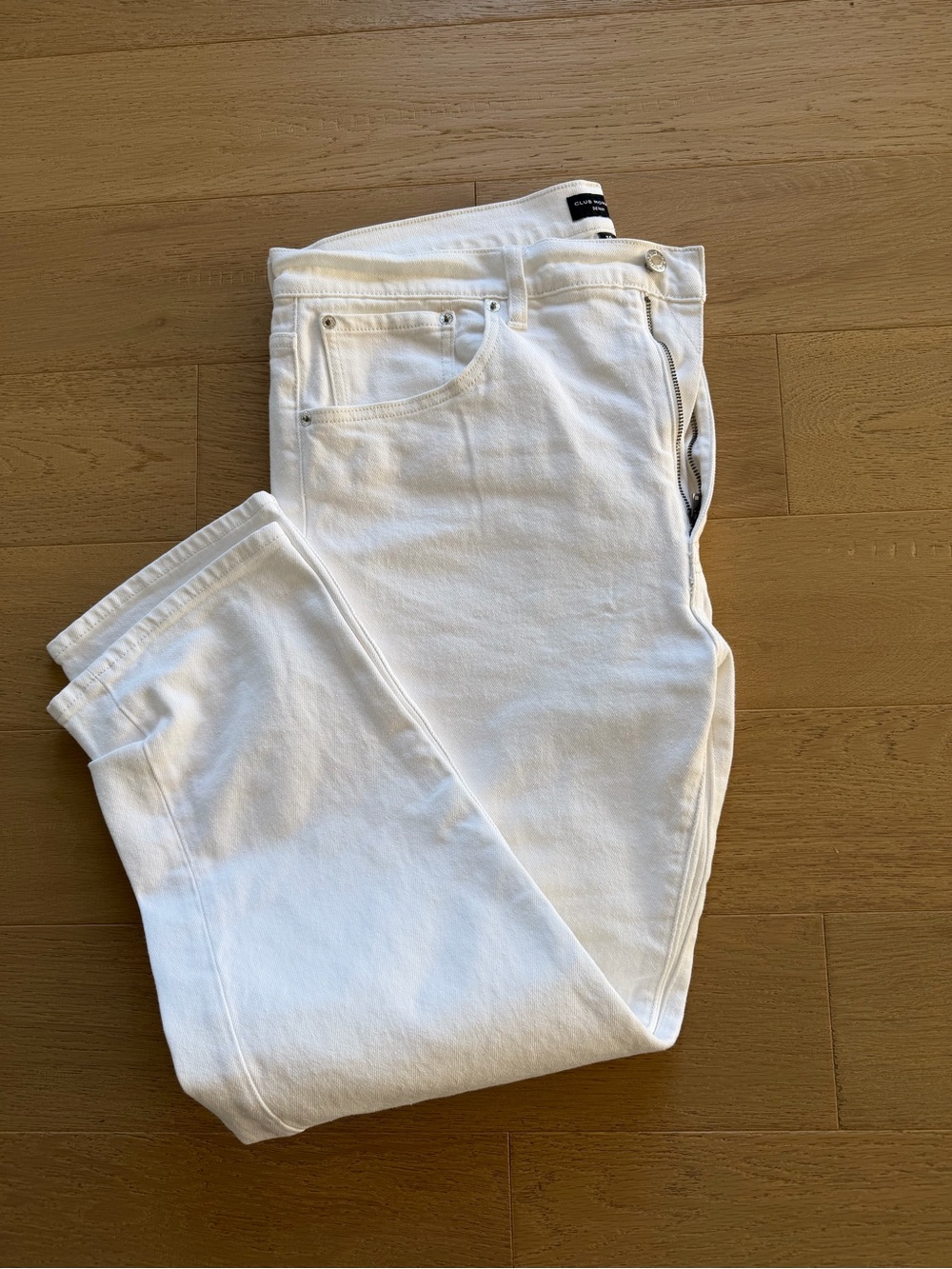 Club Monaco Cropped White Men’s Jeans